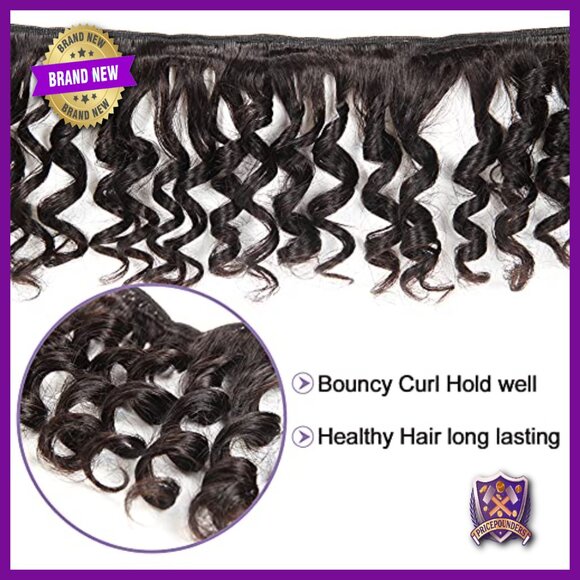 8 Inch Brazilian Human Hair Extensions 4 Bundles Curly Weave main image 6